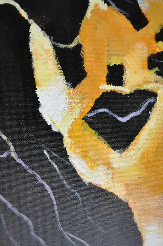 Extra Large Textured Painting On Canvas,Set Of 2 Abstract Marble Painting On Canvas,Acrylic Painting On Canvas,Black,White,Yellow.etc